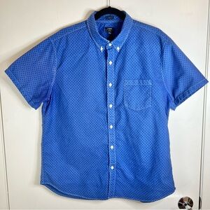J.Crew Men’s Short-Sleeve Oxford Shirt - Size XL